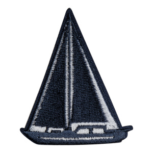 Термоаппликация "Парусник темно-синий". Арт 39427