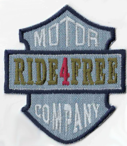 Термоаппликация HKM "Ride 4 Free". Арт 33832/1SB