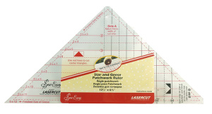 Линейка-треугольник для кроя блока «Летящие гуси» от 1" до 5". Арт NL4207