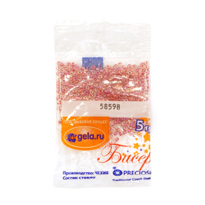 Бисер №10, 5 г., цвет 58598. Арт G 58598