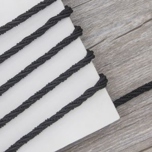 Шнур витой PEGA, черный, 6 мм. Арт 845210460A7001XB11