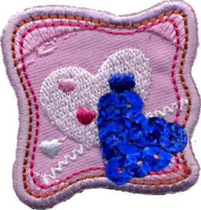 Термоаппликация HKM "Сердечко". Арт 31187/1SB