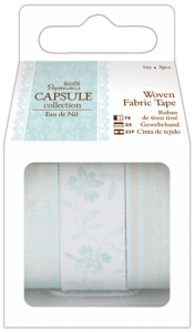 Набор лент клеевых тканевых с рисунком Eau De Nil. Арт PMA462214