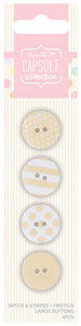Набор пуговиц Spots & Stripes Pastels. Арт PMA354401               