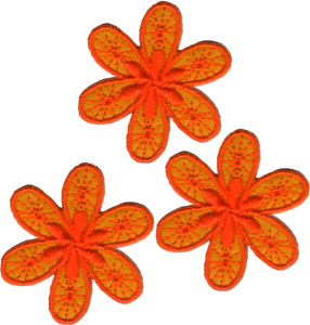 Термоаппликации HKM "Цветочки". Арт 33544/SET