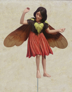 Фигурка декоративная, цветочный эльф "Мак". Арт 216980-050