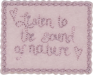 Термоаппликация "Слушайте тишину". Арт 42958