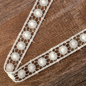 Гипюр, 18 мм, цвет белый. Арт K052/01