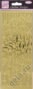 Набор объемных наклеек "Цифры". Арт ANT8101012              