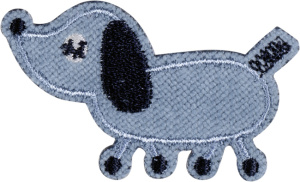 Термоаппликация HKM "Собака голубая". Арт 42690