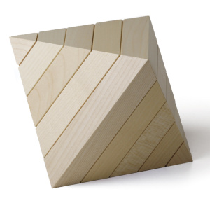 Конструктор пазл дизайнерский NAEF CLASSIC "Diamant" 6+, светлое дерево, 15 деталей. Арт 9633