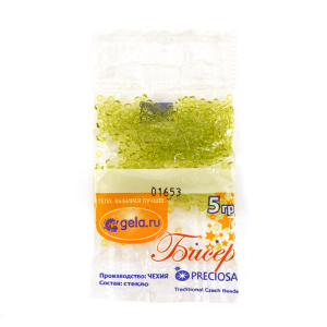 Бисер №10, 5 г., цвет 01653. Арт G 01653