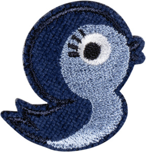 Термоаппликация "Синяя птица". Арт 42701