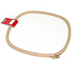 Пяльцы квадратные с замком, высота обода 9 мм, 30 х 30 см. Арт 202-3030                