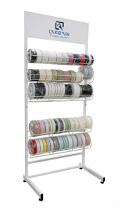 Стенд (без наполнения) напольный для кружева. Арт LAKIDAIN-СТЕНД 1