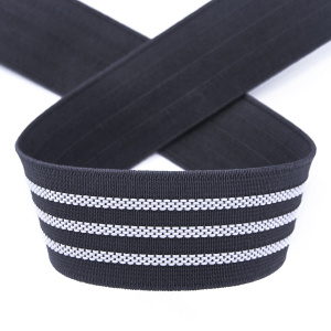 Резинка поясная с фиксацией, 32 мм, цвет серый. Арт 822782432L4006