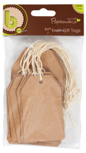 Набор бирок из крафт-бумаги. Арт PMA174300