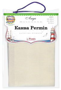 Канва в упаковке Aida 14 ct, 65 х 50 см, цвет №22 . Арт 357/50/22