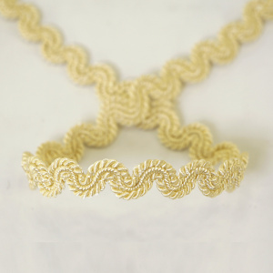 Тесьма PEGA тип интерьерная, цвет молочный, 12 мм. Арт 844113812A1901          