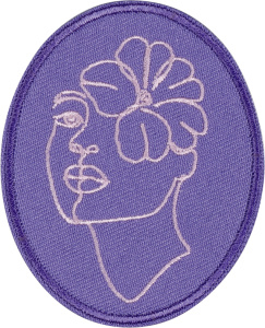 Термоаппликация "Цветочный бутон". Арт 43016