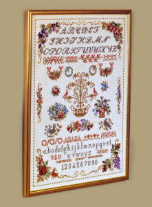 Набор для вышивания: "Сэмплер". Арт 09412