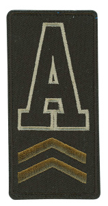 Термоаппликация "A". Арт 36850/1SB