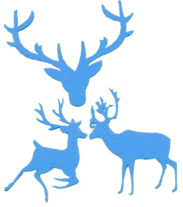 Термоаппликации HKM "Олени". Арт 33051SET