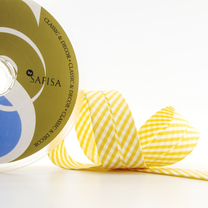 Косая бейка с рисунком SAFISA, арт.6282, 30 мм, 25 м, цвет 22. Арт 6282-30мм-22