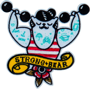 Термоаппликация "Сильный медведь". Арт 39309