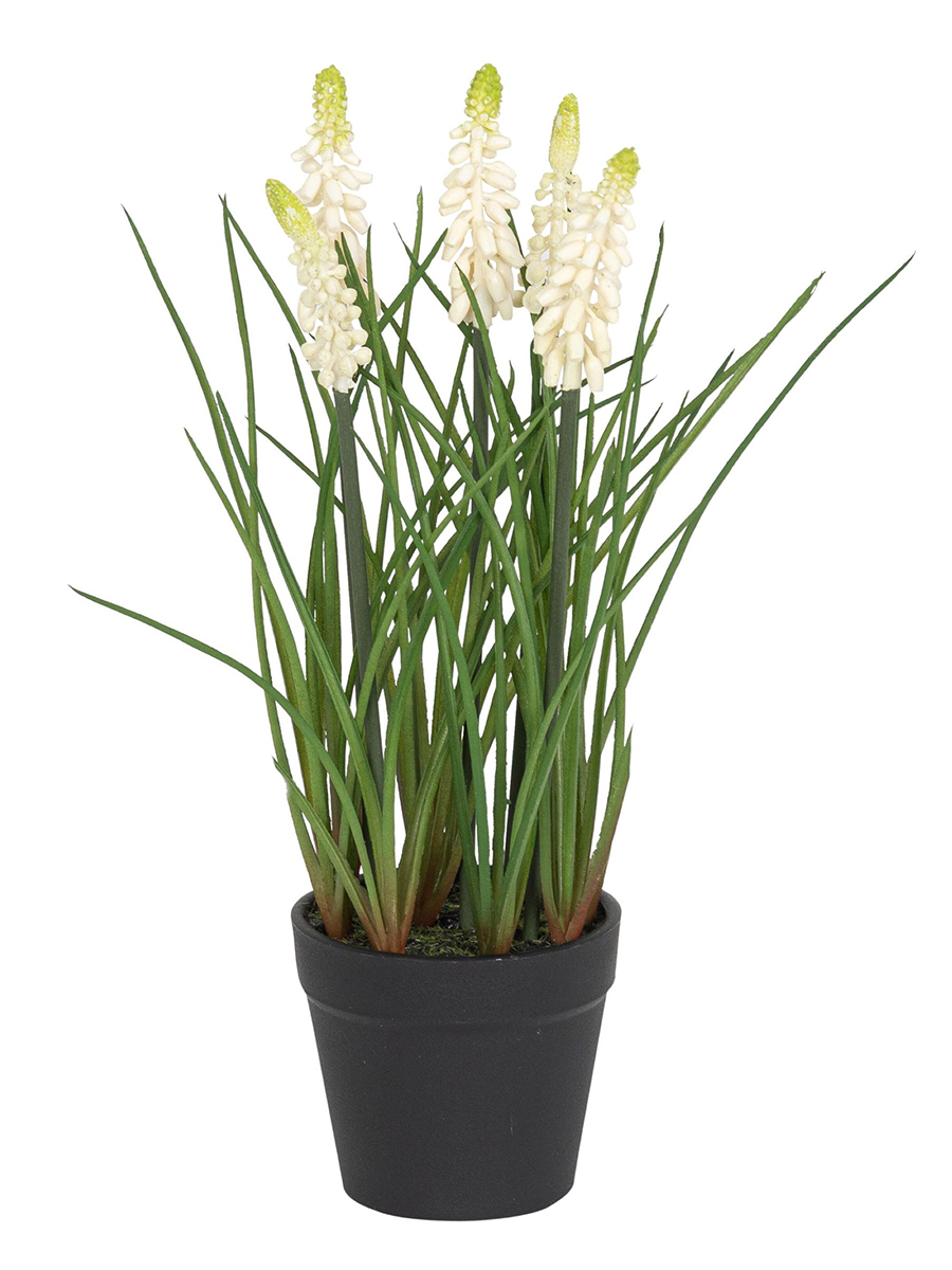 Цветок декоративный в кашпо "Мускари". Арт 203194-100