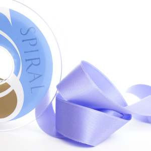 Лента атласная двусторонняя SAFISA, 11 мм, 25 м, цвет 08, сиреневый. Арт 110-11мм-08             