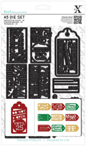 Набор ножей для вырубки "Рождественские подарочные бирки". Арт XCU503930