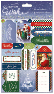 Набор бумаги с высечкой "A Christmas Wish". Арт PMA157908
