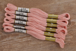 Мулине COSMO однотонный цвет  104       . Арт 25-6/104       