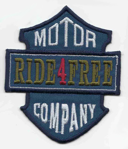 Термоаппликация HKM "Ride 4 Free". Арт 33835/1SB