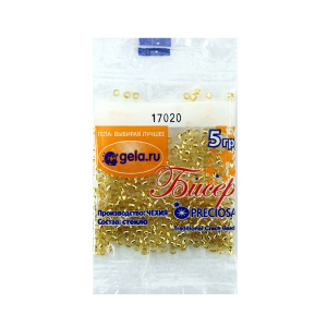 Бисер №10, 5 г., цвет 17020. Арт G 17020