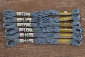 Мулине COSMO однотонный цвет  732       . Арт 25-6/732       