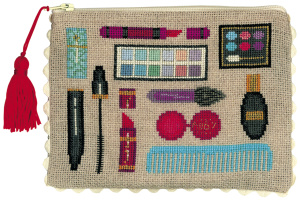Набор для вышивания косметички "MAQUILLAGE" (Макияж). Арт 5078
