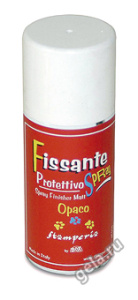 Лак - спрей  для финишного покрытия "Fissante Sray" с "матовым" эффектом. Арт KES05                   