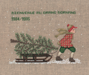 Набор для вышивания: "TRAINEAU" (Сани). Арт 2324