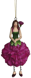 Фигурка декоративная, Blumenmädchen "Гвоздика". Арт 850375-460