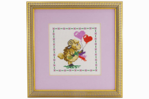 Вышитая картина "В гости к любимой". Арт Модель 01.029.03