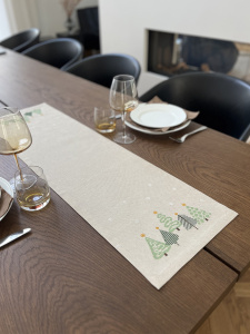 Набор для вышивания дорожки "Рождественские ели". Арт 2030-1