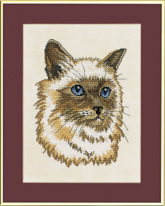 Набор для вышивания "Персидский кот". Арт 12-917                  