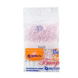 Бисер №10, 5 г., цвет 74420. Арт G 74420