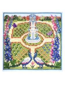 Набор для вышивания  "Сад  с  павлинами". Арт 13.003.68