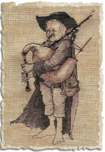 Набор для вышивания "Biniou" (Волынщик). Арт 60-A037 K