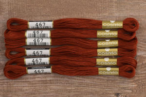 Мулине COSMO однотонный цвет  467       . Арт 25-6/467       