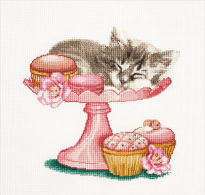 Набор для вышивания "Сладкий как сахар", канва Aida 16 ct. Арт 742A