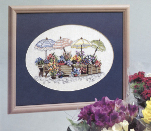 Набор для вышивания: "Подставка для цветов". Арт 11504